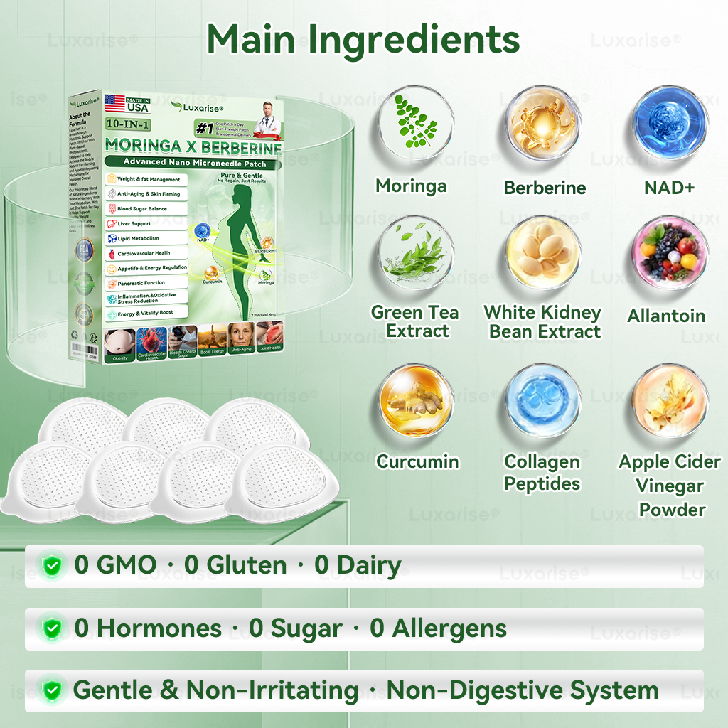 ✨🙌𝐅𝐃𝐀 𝐑𝐞𝐠𝐢𝐬𝐭𝐞𝐫𝐞𝐝 & 𝐆𝐌𝐏 𝐂𝐞𝐫𝐭𝐢𝐟𝐢𝐞𝐝| 𝐋𝐔𝗫𝐀𝙍𝐈𝑆𝐄® 𝑴𝒐𝒓𝒊𝒏𝒈𝒂 & 𝑩𝒆𝒓𝒃𝒆𝒓𝒊𝒏𝒆 𝟏𝟎-𝐈𝐍-𝟏 𝐀𝐝𝐯𝐚𝐧𝐜𝐞𝐝 𝐍𝐚𝐧𝐨 𝐌𝐢𝐜𝐫𝐨𝐧𝐞𝐞𝐝𝐥𝐞 𝐏𝐚𝐭𝐜𝐡 | ✅ 𝐁𝐚𝐜𝐤𝐞𝐝 𝐛𝐲 𝐒𝐜𝐢𝐞𝐧𝐭𝐢𝐟𝐢𝐜 𝐄𝐯𝐢𝐝𝐞𝐧𝐜𝐞 | 𝟏𝟎-𝐢𝐧-𝟏 𝐅𝐨𝐫𝐦𝐮𝐥𝐚 | 𝐑𝐞𝐬𝐮𝐥𝐭𝐬 𝐢𝐧 𝟓 𝐃𝐚𝐲𝐬