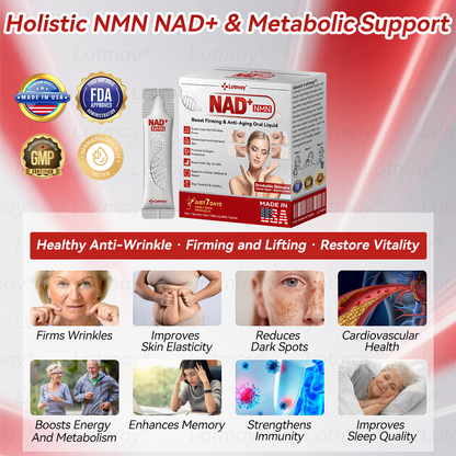 Made in USA☘️ 𝐿𝑜𝑡𝑚𝑎𝑦® 𝑁𝑀𝑁 𝑁𝐴𝐷+  𝐵𝑜𝑜𝑠𝑡 𝐹𝑖𝑟𝑚𝑖𝑛𝑔 & 𝐴𝑛𝑡𝑖-𝑎𝑔𝑖𝑛𝑔 𝑂𝑟𝑎𝑙 𝐿𝑖𝑞𝑢𝑖𝑑