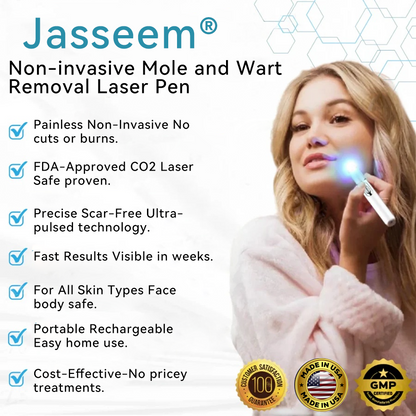 𝐉𝐚𝐬𝐬𝐞𝐞𝐦® Medical-Grade Laser Pen 💕 (Powered by CO₂ laser technology – effectively removes moles, warts, skin tags, pigmentation spots, and other skin imperfections)🏆