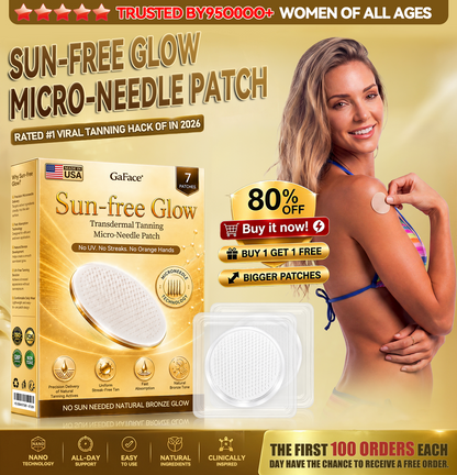𝗚𝗮𝗳𝗮𝗰𝗲®🚀🎁 Sunless Natural Glow Transdermal Tanning Micro-Needle Patch