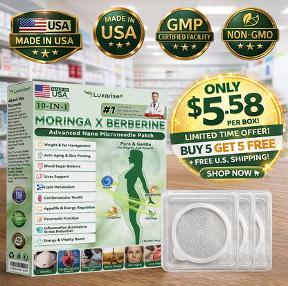 ✨👌𝐅𝐃𝐀 𝐑𝐞𝐠𝐢𝐬𝐭𝐞𝐫𝐞𝐝 & 𝐆𝐌𝐏 𝐂𝐞𝐫𝐭𝐢𝐟𝐢𝐞𝐝| 𝐋𝐔𝗫𝐀𝙍𝐈𝑆𝐄® 𝑴𝒐𝒓𝒊𝒏𝒈𝒂 & 𝑩𝒆𝒓𝒃𝒆𝒓𝒊𝒏𝒆 𝟏𝟎-𝐈𝐍-𝟏 𝐀𝐝𝐯𝐚𝐧𝐜𝐞𝐝 𝐍𝐚𝐧𝐨 𝐌𝐢𝐜𝐫𝐨𝐧𝐞𝐞𝐝𝐥𝐞 𝐏𝐚𝐭𝐜𝐡 | ✅ 𝐁𝐚𝐜𝐤𝐞𝐝 𝐛𝐲 𝐒𝐜𝐢𝐞𝐧𝐭𝐢𝐟𝐢𝐜 𝐄𝐯𝐢𝐝𝐞𝐧𝐜𝐞 | 𝟏𝟎-𝐢𝐧-𝟏 𝐅𝐨𝐫𝐦𝐮𝐥𝐚 | 𝐑𝐞𝐬𝐮𝐥𝐭𝐬 𝐢𝐧 𝟓 𝐃𝐚𝐲𝐬
